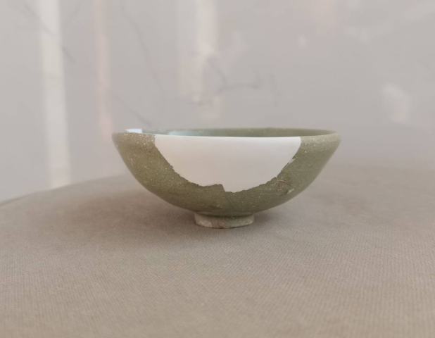 古玩陶瓷宋元龍泉窯盞拍賣，當前價格0元