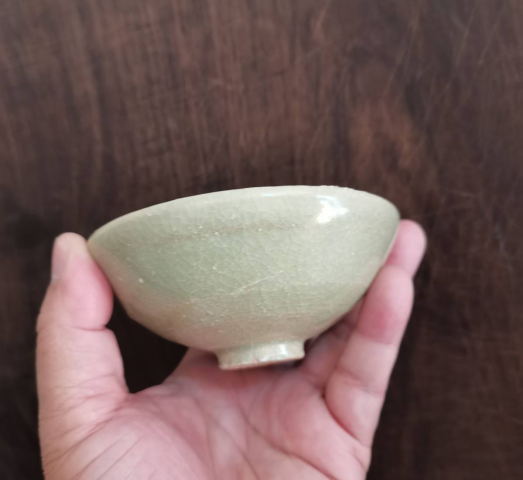 古玩陶瓷宋元龍泉窯盞拍賣，當前價格0元