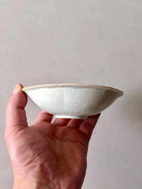 古玩陶瓷青白釉葵口洗拍賣，當前價格1600元