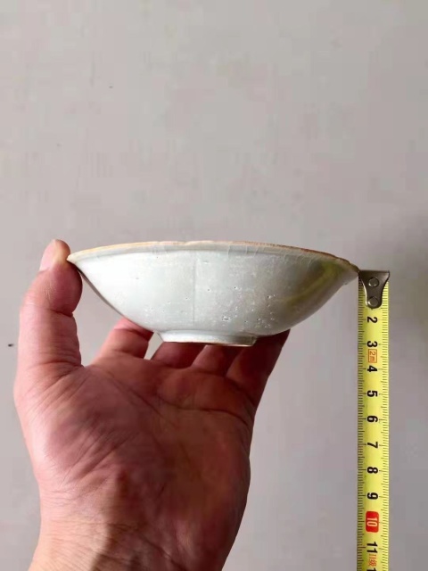 古玩陶瓷青白釉葵口洗拍賣，當前價格1600元