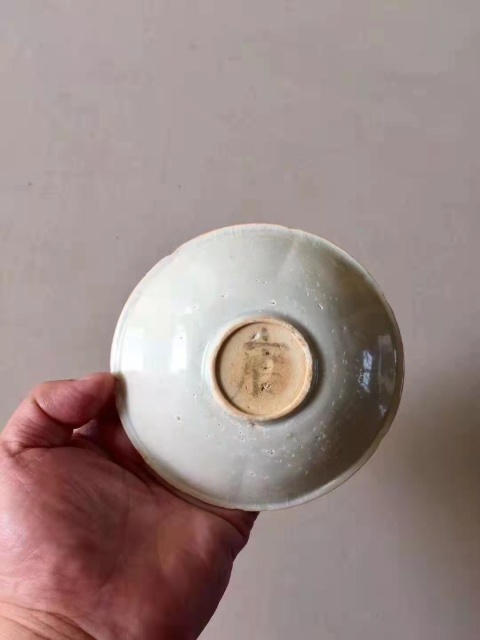 古玩陶瓷青白釉葵口洗拍賣，當前價格1600元