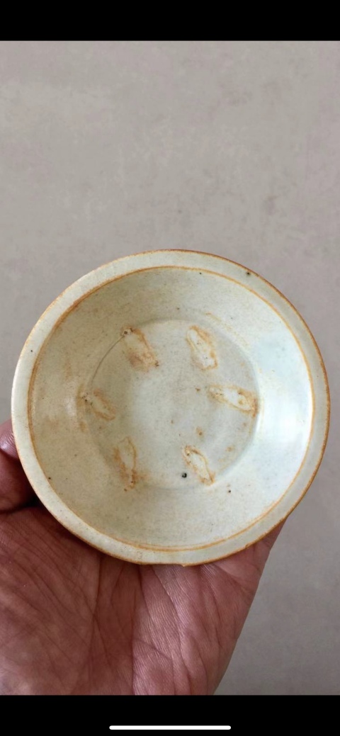古玩陶瓷白瓷折沿洗拍賣,當前價格1200元