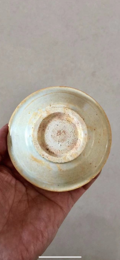 古玩陶瓷白瓷折沿洗拍賣,當前價格1200元