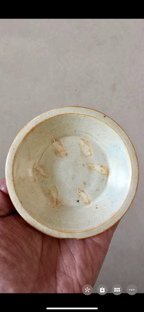 古玩陶瓷白瓷折沿洗拍賣,當前價格1200元