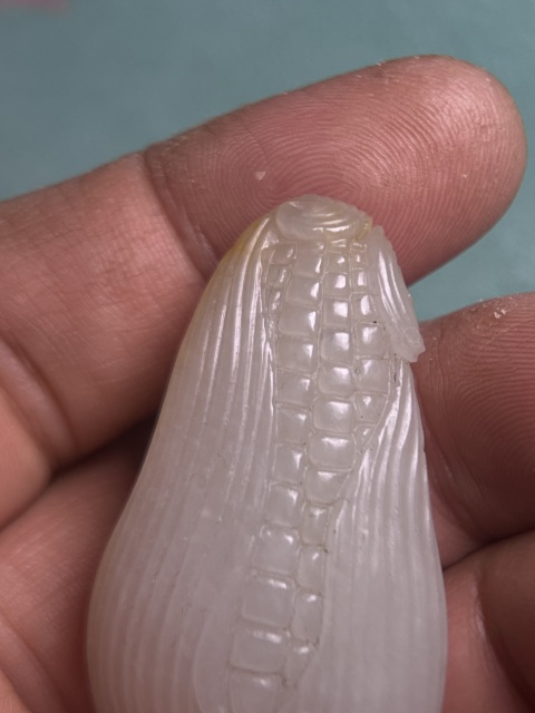 古玩玉器籽料巧雕甲殼蟲玉米拍賣,當前價格10800元