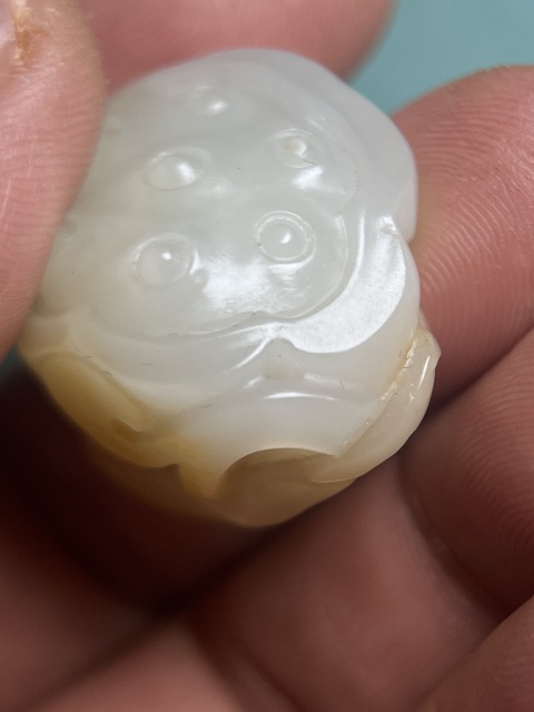 古玩玉器籽料蓮蓬墜拍賣,當前價格8800元