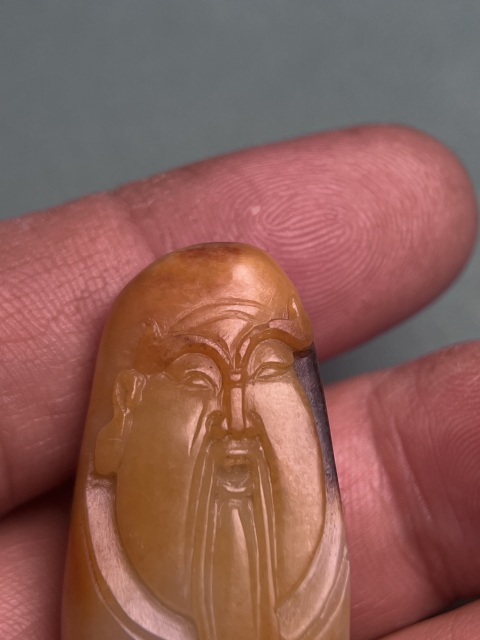 古玩玉器獨(dú)籽雕關(guān)公臉譜拍賣(mài),當(dāng)前價(jià)格16800元