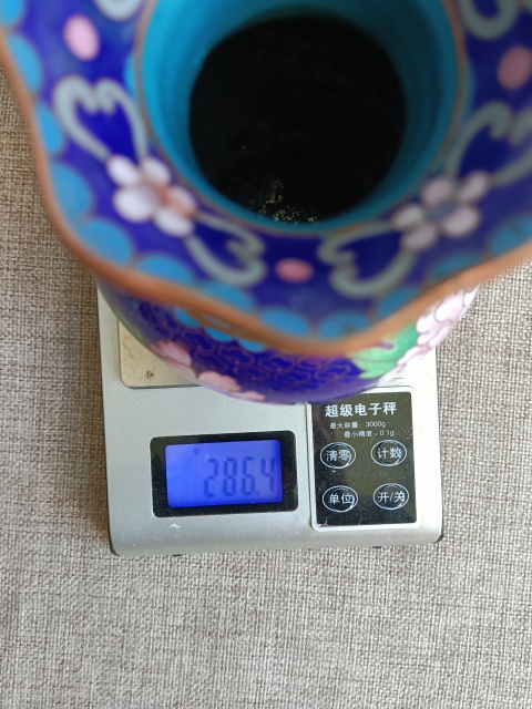 古玩雜項(xiàng)景泰藍(lán)花瓶拍賣(mài),當(dāng)前價(jià)格340元