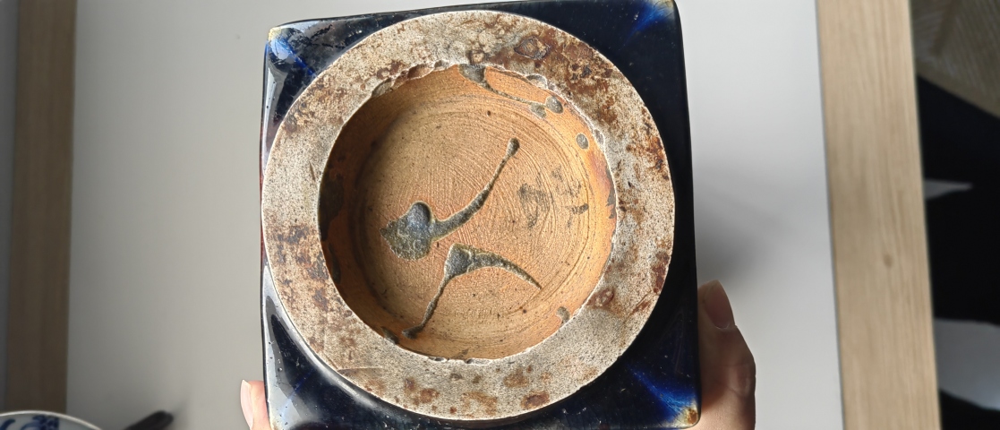 古玩陶瓷乾隆·窯變紅釉仿官象耳琮式瓶拍賣,當前價格45000元