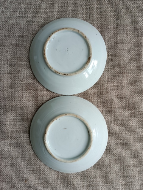 古玩陶瓷青花釉下彩荷花紋盤拍賣，當前價格198元