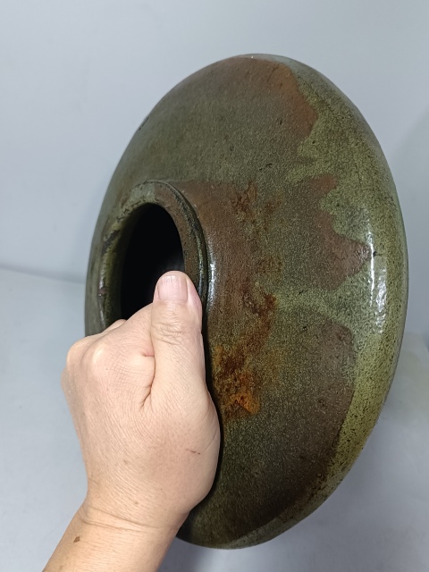 古玩陶瓷清·茶葉末釉罐真品鑒賞圖