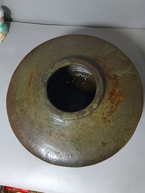 古玩陶瓷清·茶葉末釉罐真品鑒賞圖