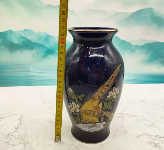 古玩陶瓷花鳥紋瓶拍賣,當前價格260元