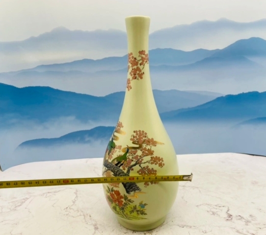 古玩陶瓷花鳥紋瓶拍賣，當前價格480元