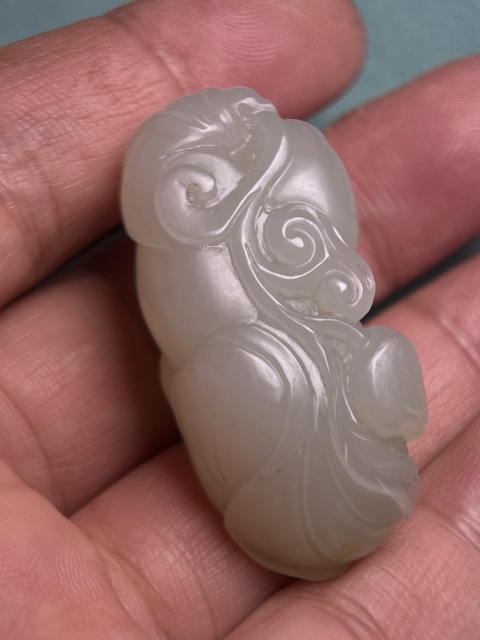 古玩玉器籽料童子拍賣，當前價格5600元