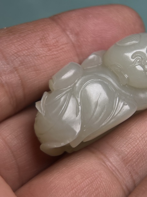 古玩玉器籽料童子拍賣，當前價格5600元