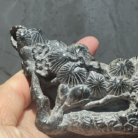 古玩雜項清代煤精石洗拍賣，當前價格36000元