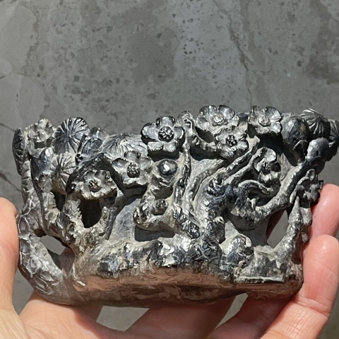 古玩雜項清代煤精石洗拍賣，當前價格36000元