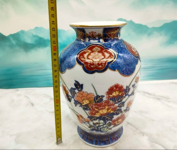 古玩陶瓷青花加彩描金罐拍賣，當前價格298元