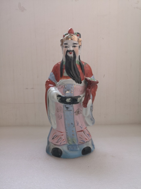 古玩陶瓷財神塑像拍賣，當前價格298元