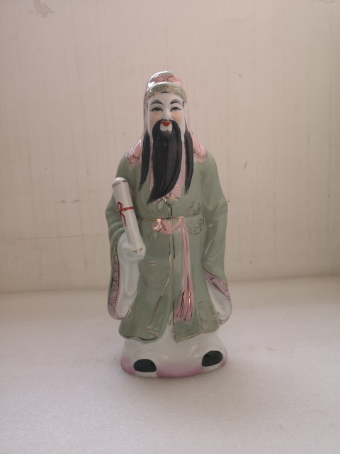 古玩陶瓷福星塑像拍賣，當(dāng)前價(jià)格299元