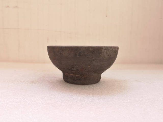 古玩陶瓷元末明初灰陶碗拍賣，當前價格450元
