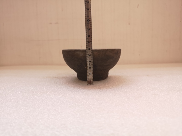 古玩陶瓷元末明初灰陶碗拍賣，當前價格450元