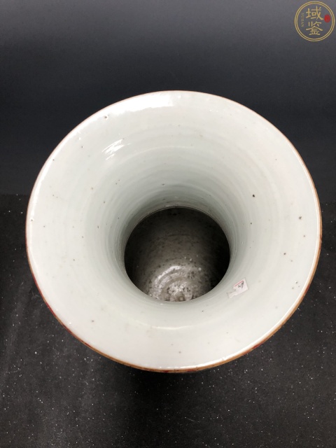 古玩陶瓷名家精品粉彩鳳求凰撇口詩文大瓶拍賣,當前價格3500元