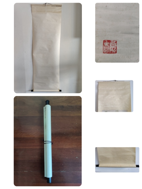古玩字畫(huà)域鑒研究院已實(shí)物保真 海派名家 上海著名畫(huà)家 書(shū)畫(huà)鑒定家 馬燮文 桂林春色 手工原裱立軸拍賣(mài)，當(dāng)前價(jià)格2988元