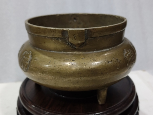 古玩銅器爐子拍賣,當前價格880元