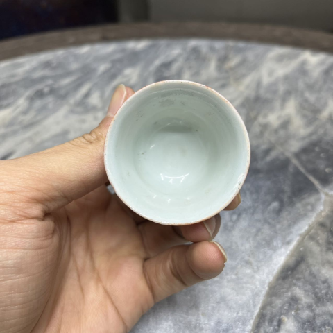 古玩陶瓷【民國(guó)·升值前景:珊 瑚 紅釉八寶小杯】拍賣,當(dāng)前價(jià)格280元
