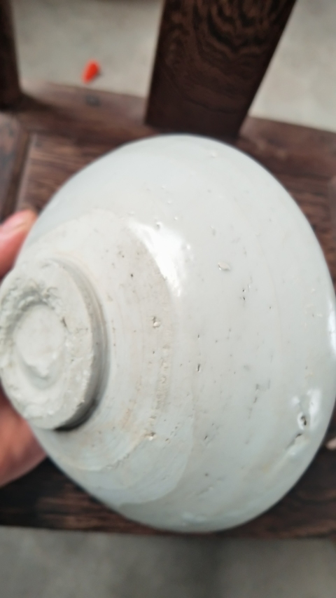 古玩陶瓷卵白釉大碗拍賣，當前價格2999元