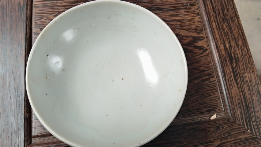 古玩陶瓷卵白釉大碗拍賣，當前價格2999元