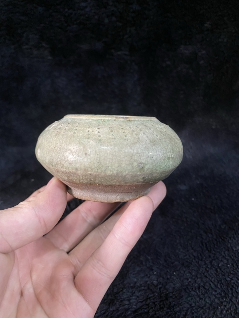 古玩陶瓷唐代青釉水盂拍賣，當(dāng)前價格2680元