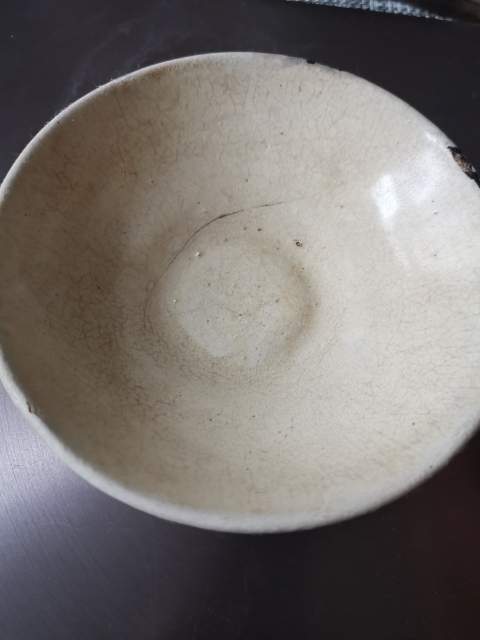 古玩陶瓷耀州窯白釉茶盞拍賣，當前價格1888元
