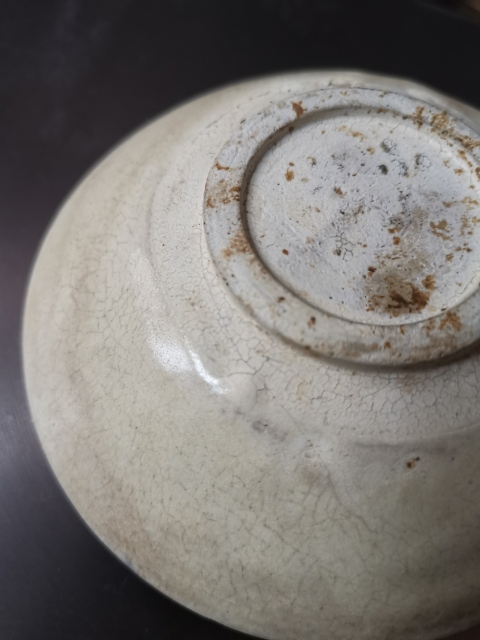 古玩陶瓷耀州窯白釉茶盞拍賣，當前價格1888元