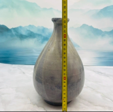 古玩陶瓷鈞窯玉壺春瓶拍賣，當(dāng)前價(jià)格480元