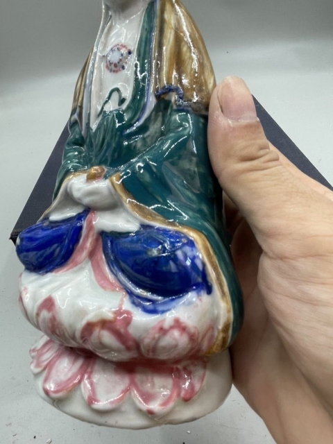 古玩陶瓷觀音塑像拍賣，當(dāng)前價格999元