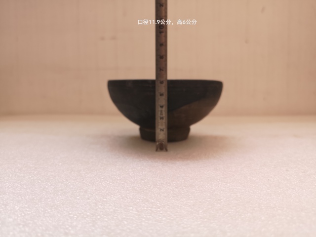 古玩陶瓷元末明初灰陶碗拍賣，當前價格398元