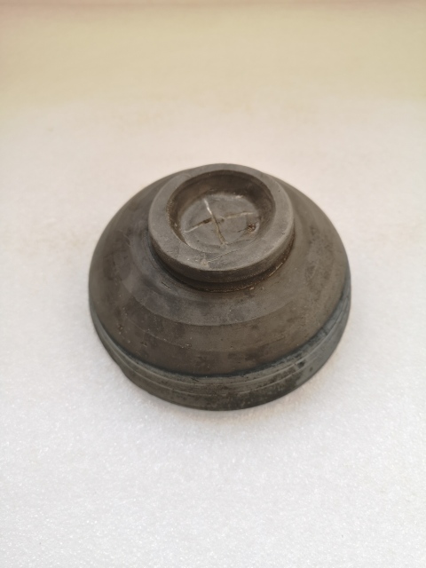 古玩陶瓷元末明初灰陶碗拍賣,當前價格450元