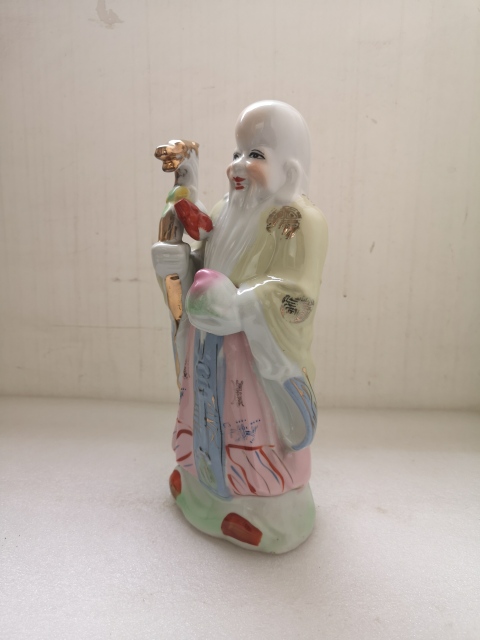古玩陶瓷壽星塑像拍賣,當(dāng)前價格298元