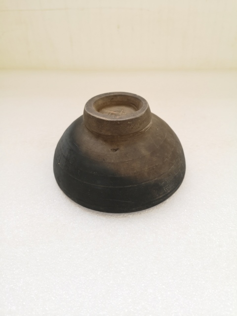 古玩陶瓷元末明初灰陶碗拍賣，當前價格398元