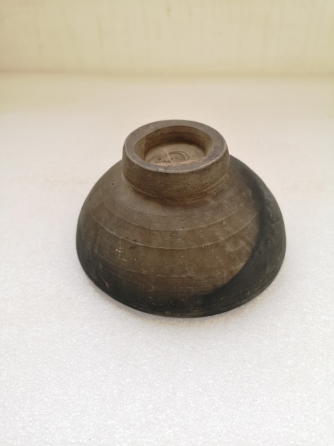 古玩陶瓷元末明初灰陶碗拍賣，當前價格398元