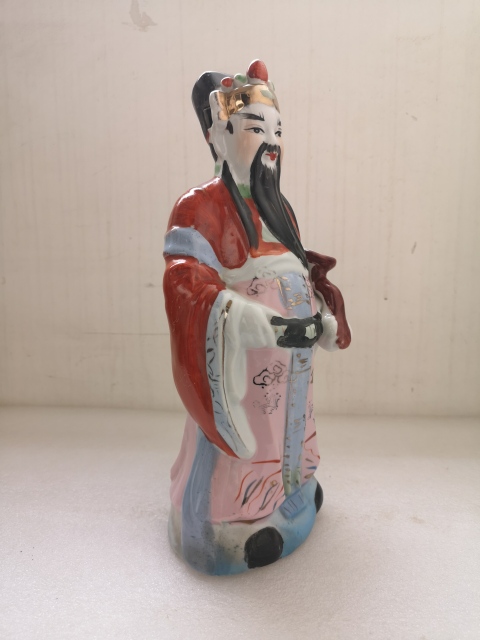 古玩陶瓷財神塑像拍賣，當前價格298元