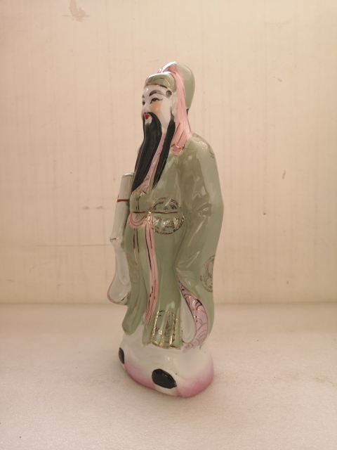 古玩陶瓷福星塑像拍賣，當(dāng)前價(jià)格299元