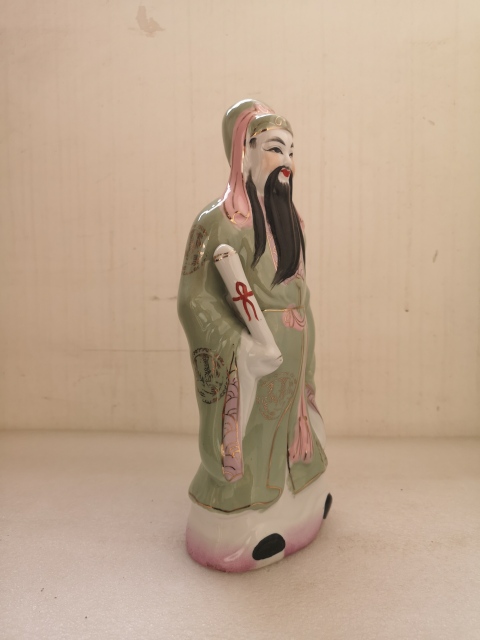 古玩陶瓷福星塑像拍賣，當(dāng)前價(jià)格299元