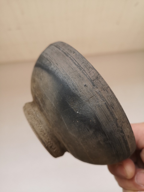 古玩陶瓷灰陶碗拍賣,當前價格198元