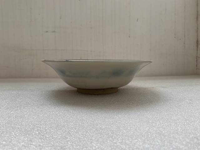 古玩陶瓷清早期磁州窯青花碗拍賣,當前價格550元
