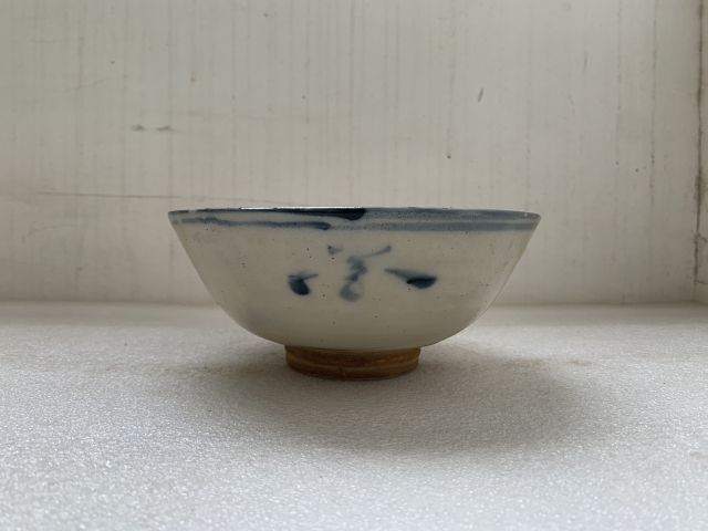 古玩陶瓷清早期磁州窯青花碗拍賣，當前價格450元