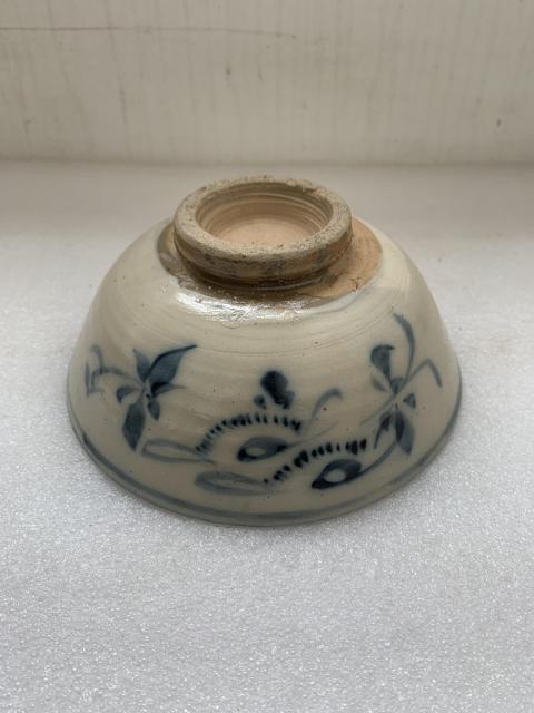 古玩陶瓷清早期磁州窯青花碗拍賣，當前價格450元